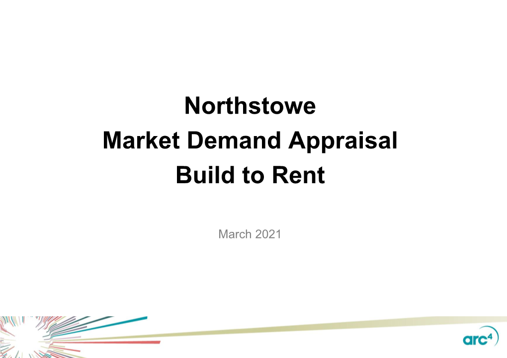 Northstowe Market Demand Appraisal Build to Rent