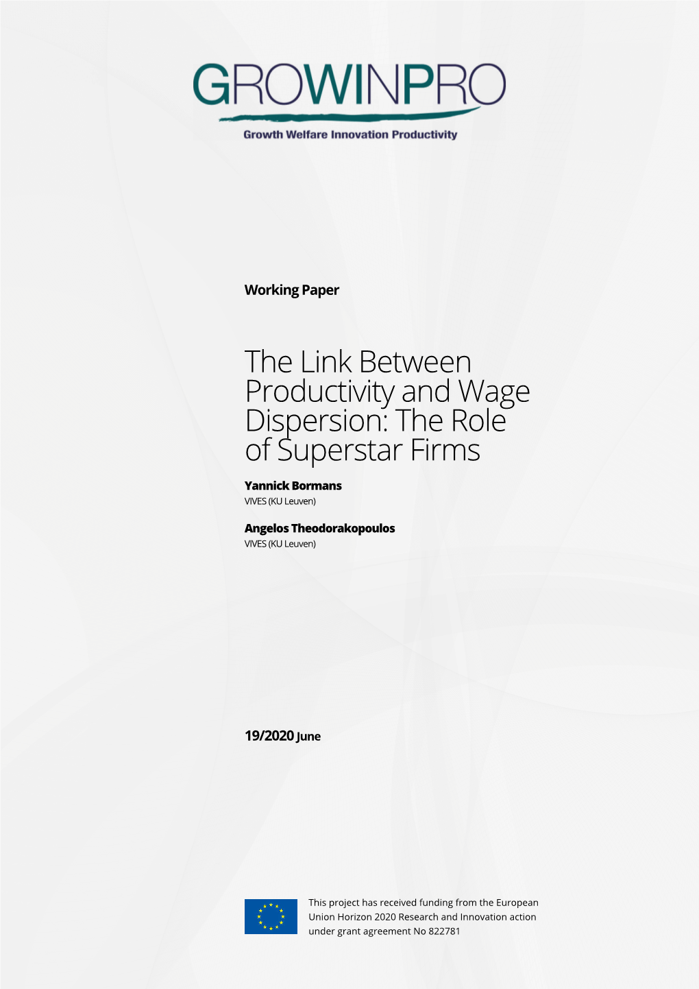 The Link Between Productivity and Wage Dispersion: the Role of Superstar Firms