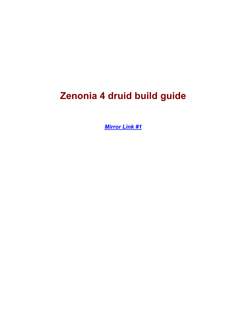 Zenonia 4 Druid Build Guide