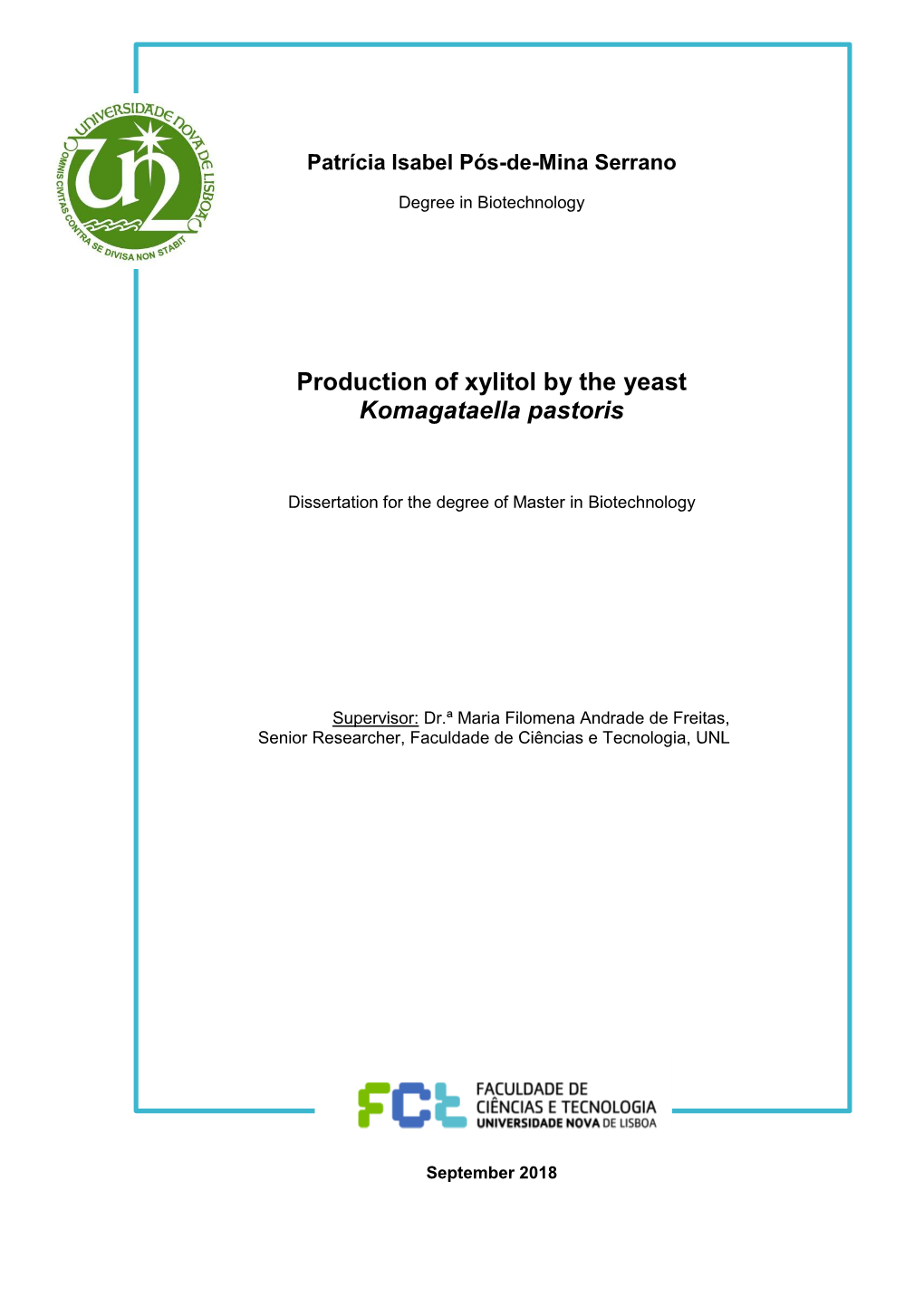 Production of Xylitol by the Yeast Komagataella Pastoris