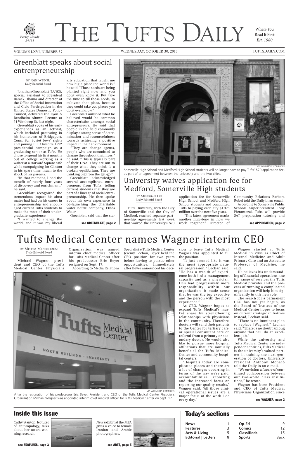 THE TUFTS DAILY Est