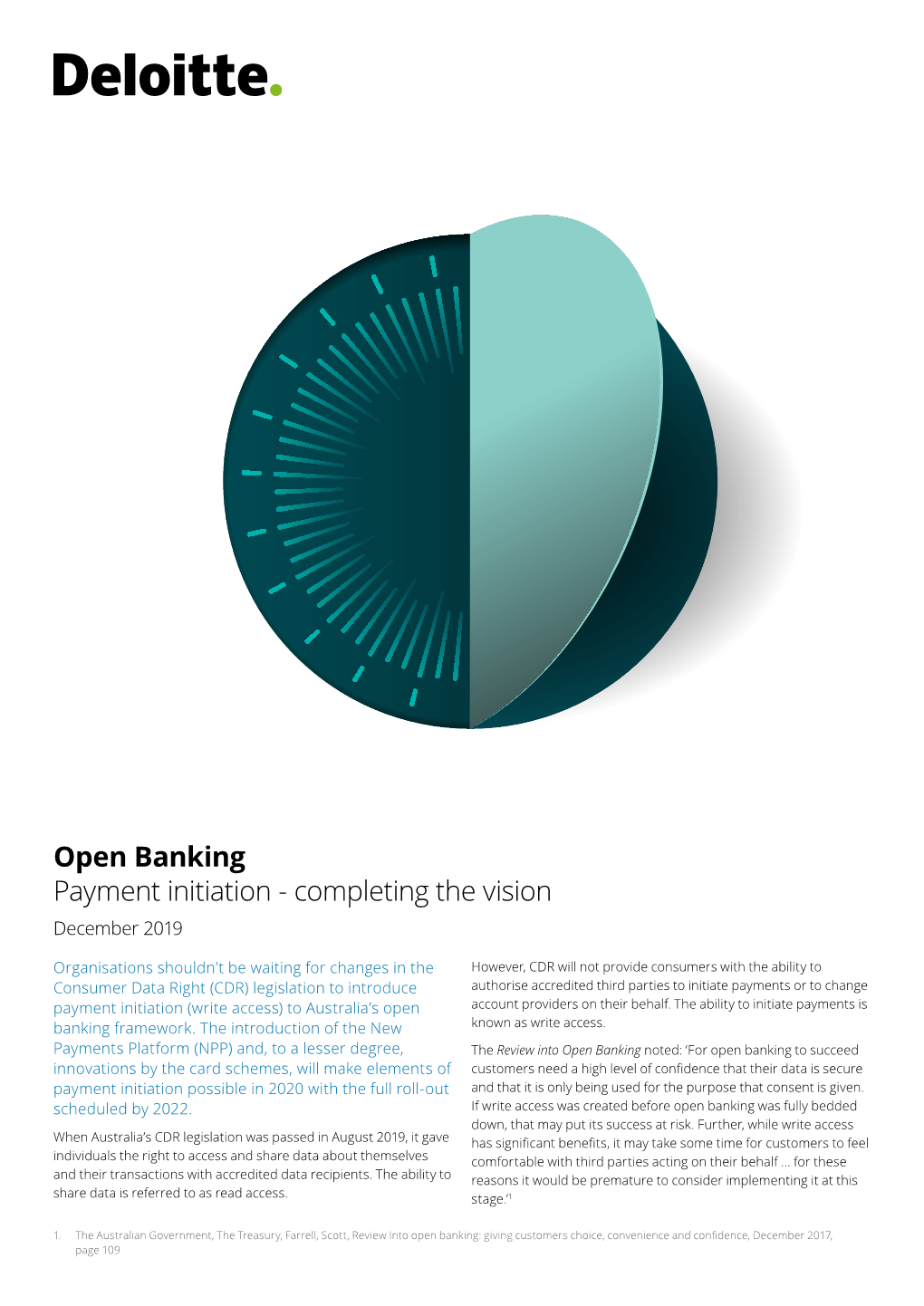 Open Banking Payment Initiation - Completing the Vision December 2019