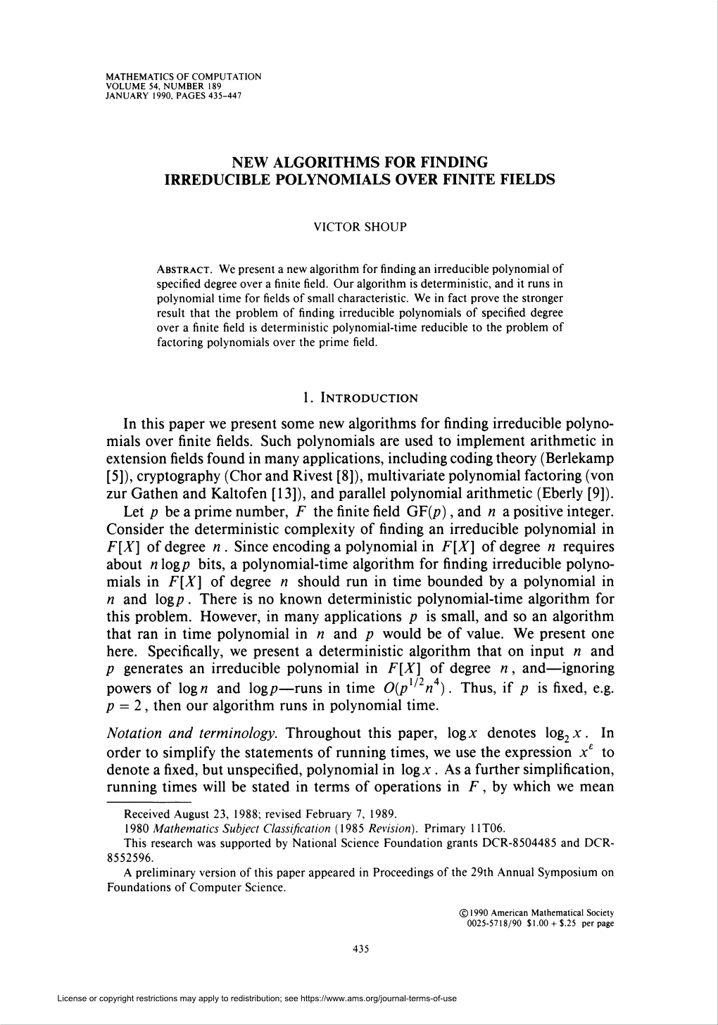 New Algorithms for Finding Irreducible Polynomials Over Finite Fields