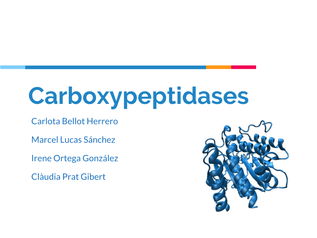 Carboxypeptidases