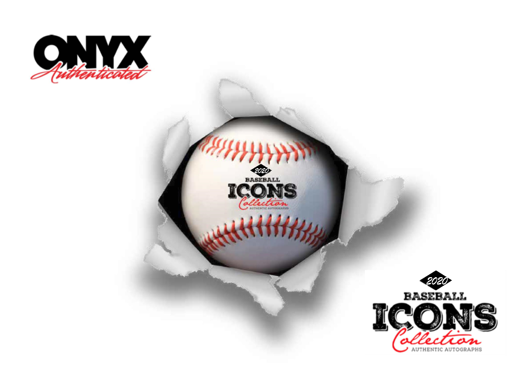 2020 Onyx ICONS Collection Autographed Baseballs Al Kaline Alan Trammell Andre Dawson Barry Larkin Bruce Sutter Bob Gibson Cal Ripken Jr