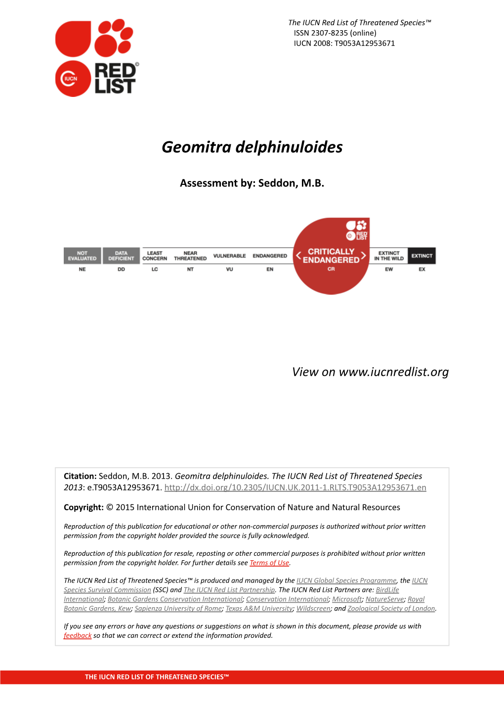 Geomitra Delphinuloides