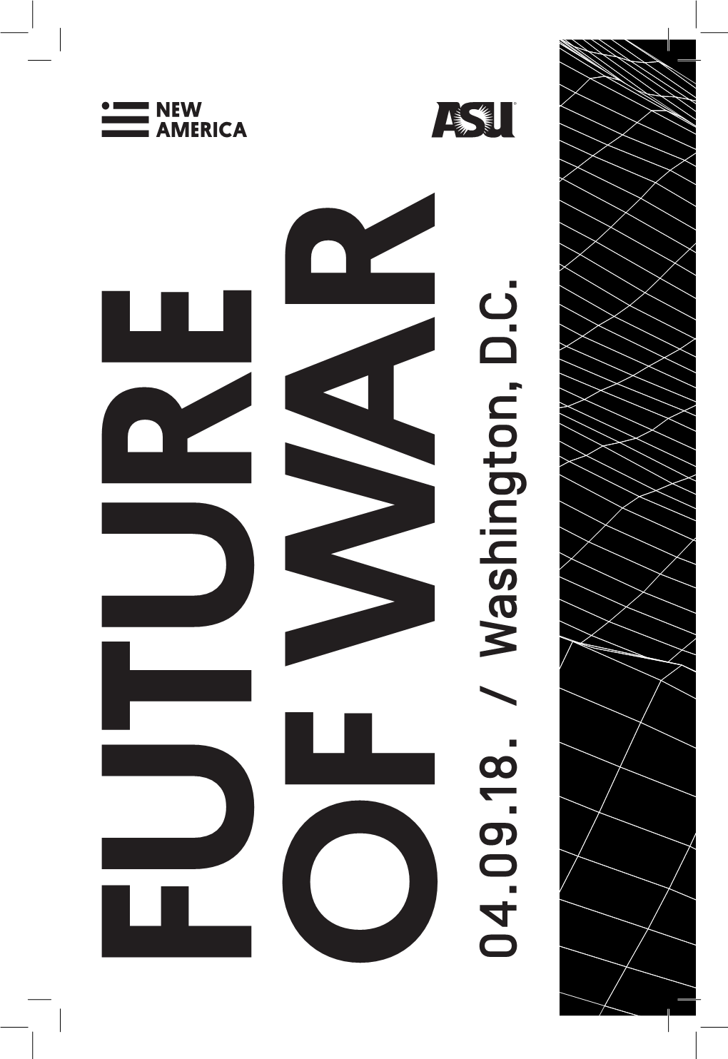 Future of War Conference 2018 Program