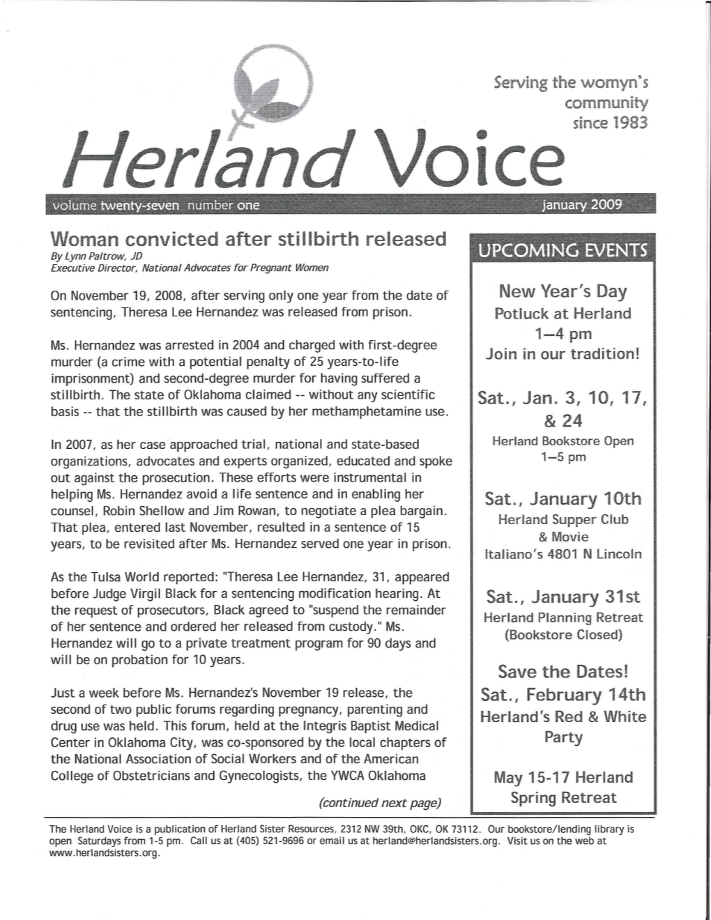 Herlandvoice-2009-01-V27-No01 Ocr
