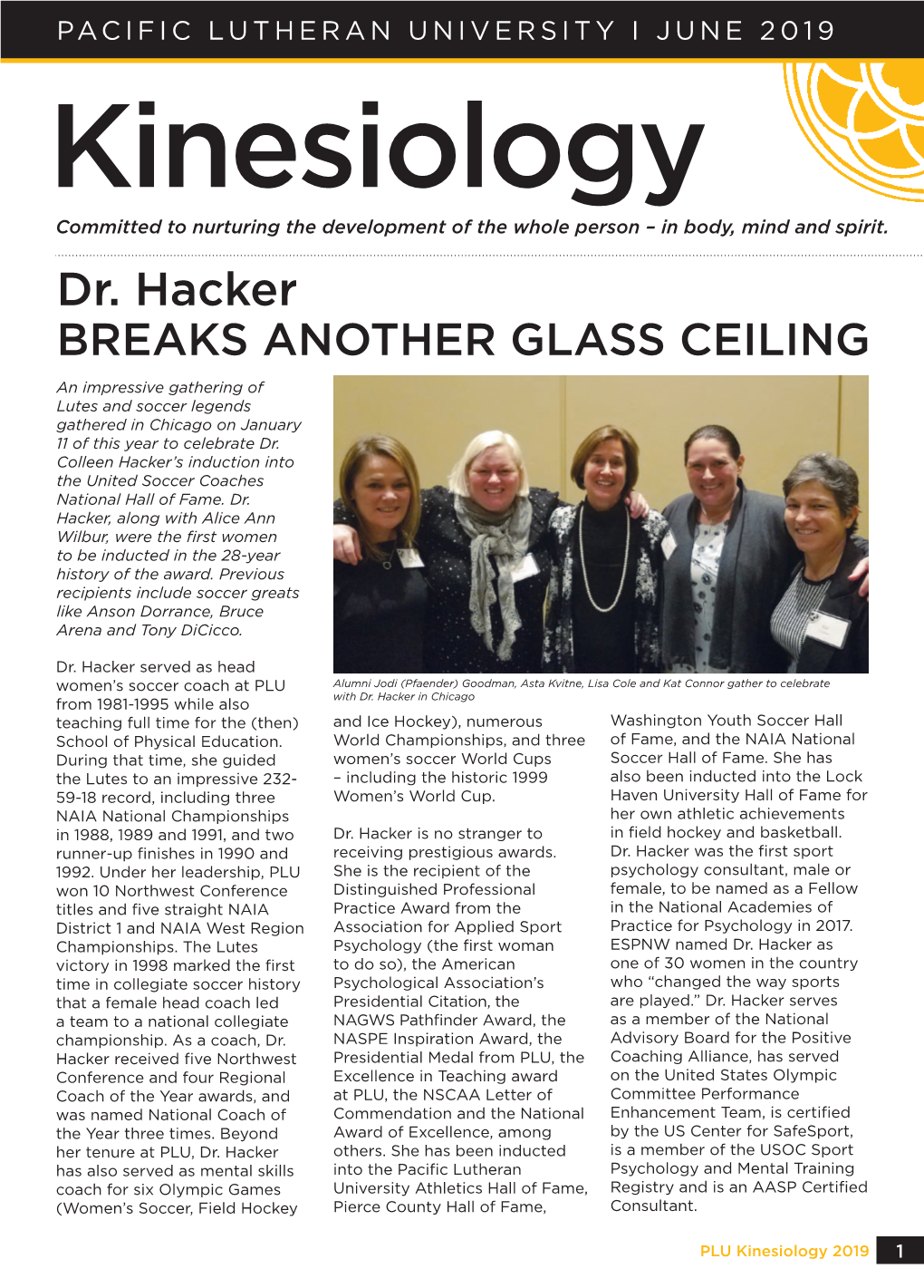 Dr. Hacker BREAKS ANOTHER GLASS CEILING