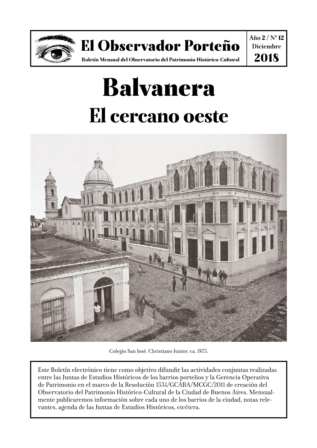 Balvanera El Cercano Oeste