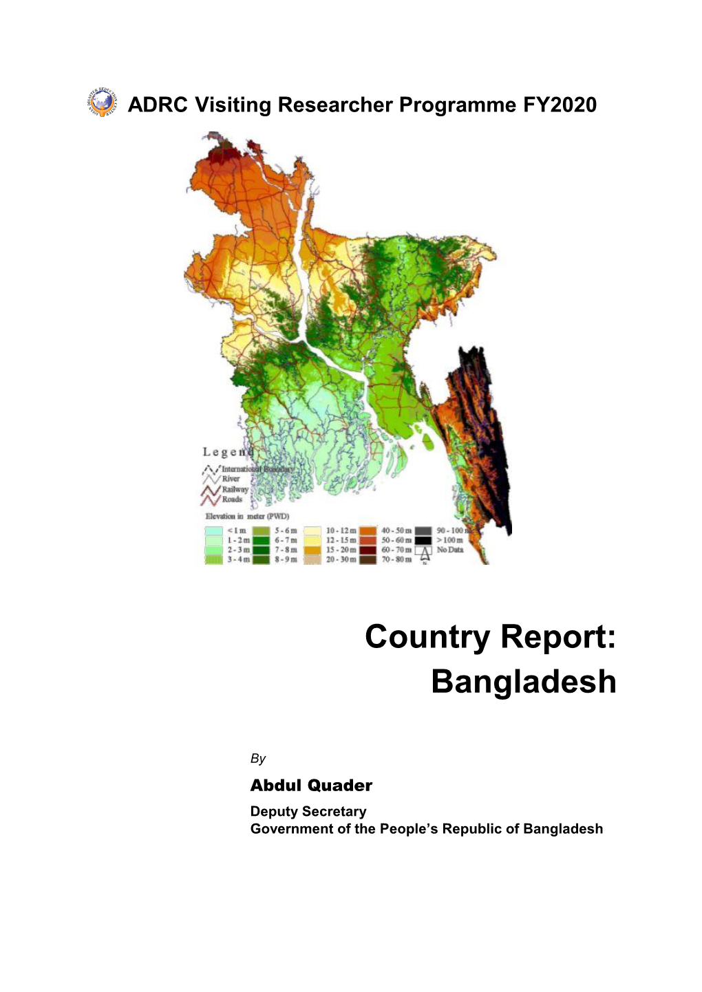 Country Report: Bangladesh