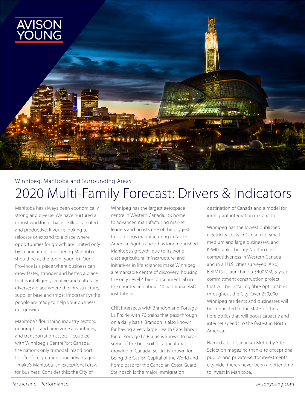 2020 Multi-Family Forecast for Winnipeg