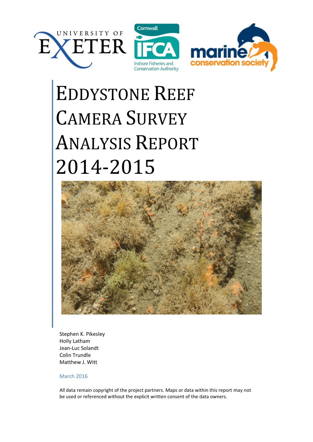 Eddystone Reef Camera Survey Analysis Report 2014-2015