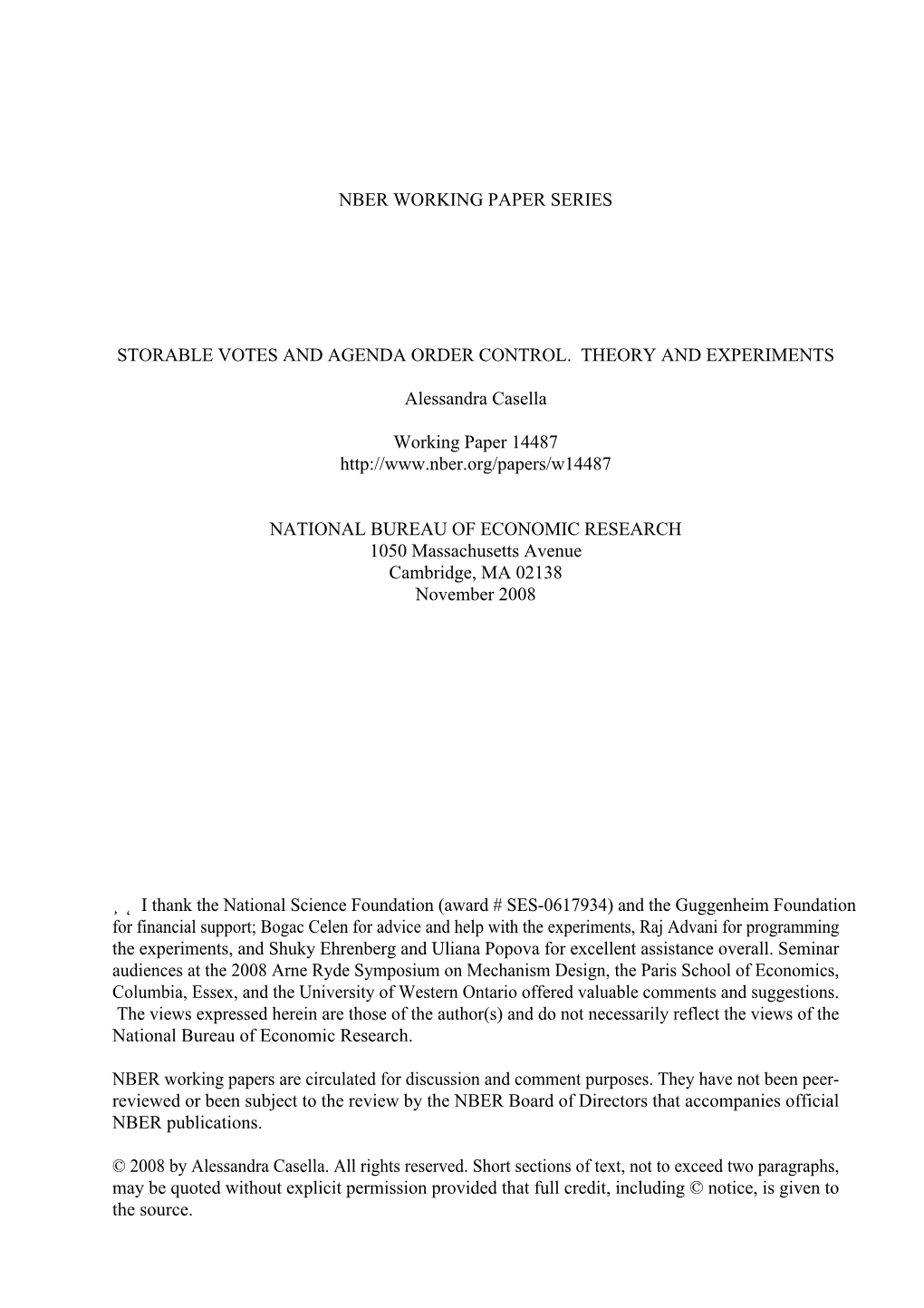 Storable Votes and Agenda Order Control. Theory and Experiments