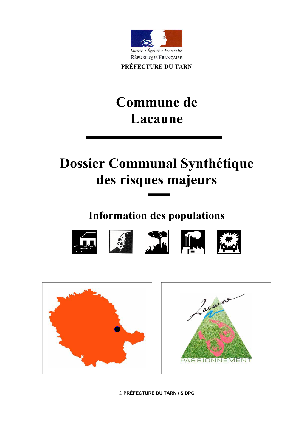 Commune De Lacaune Dossier Communal Synthétique Des Risques
