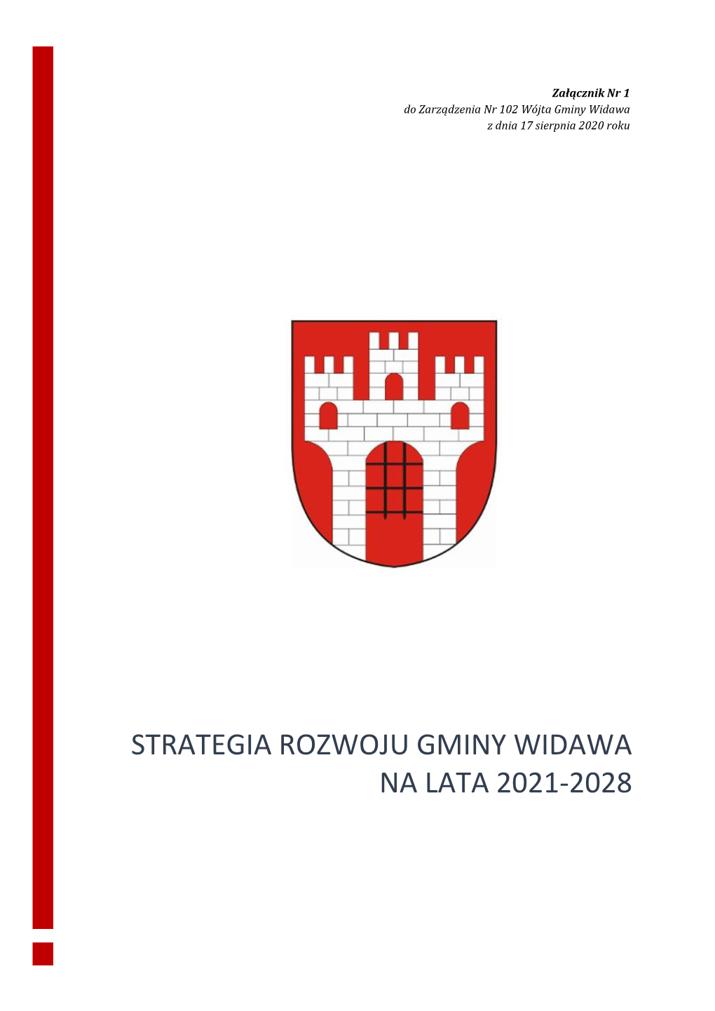 Strategia Rozwoju Gminy Widawa Na Lata 2021-2028