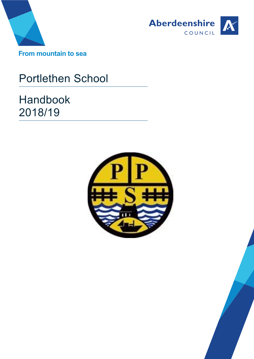 Portlethen School Handbook 2018/19