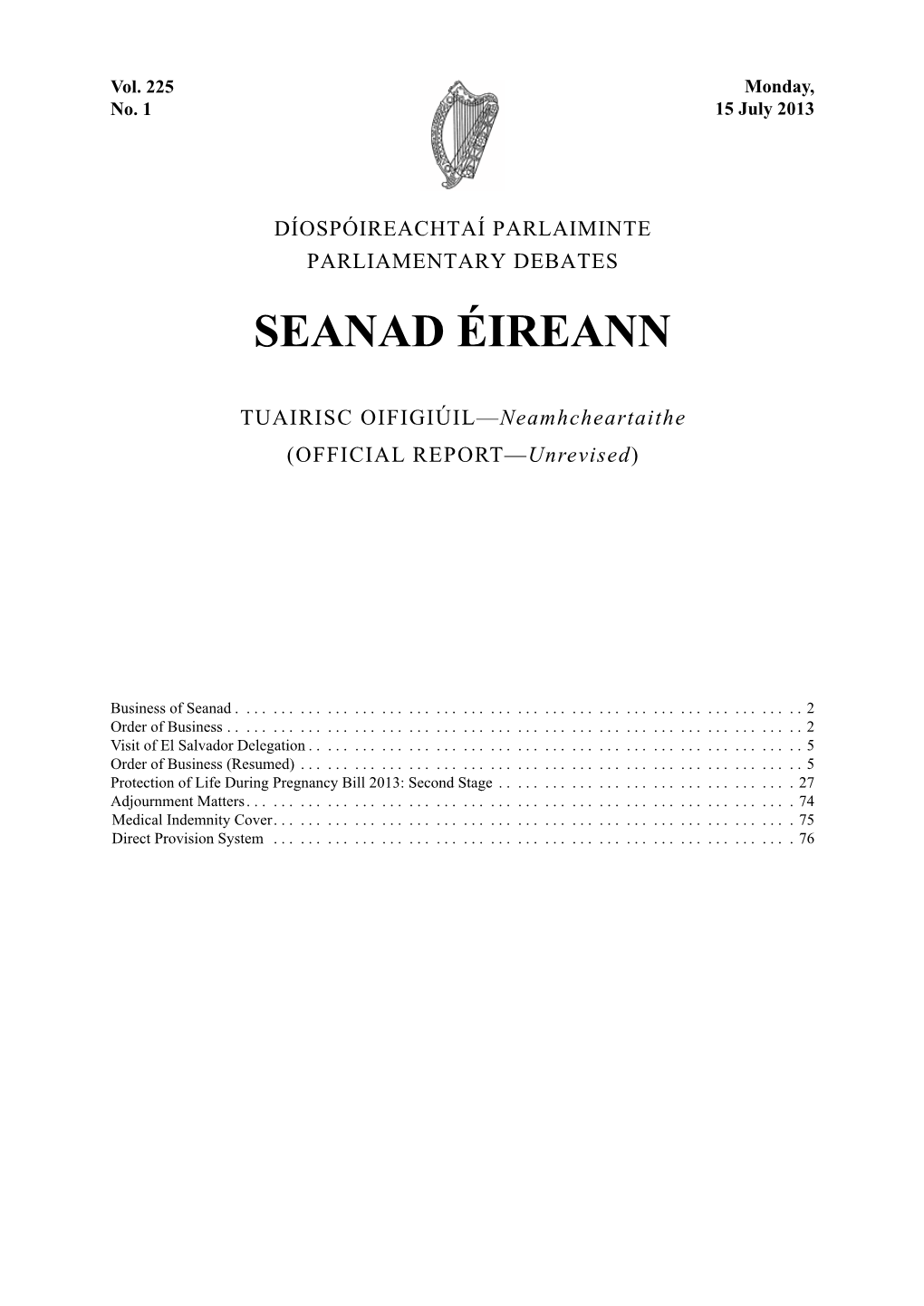 Seanad Éireann