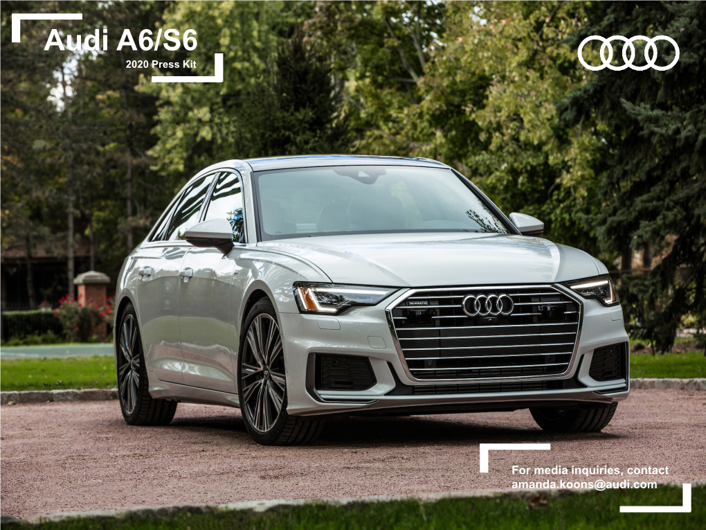 Audi A6/S6 2020 Press Kit