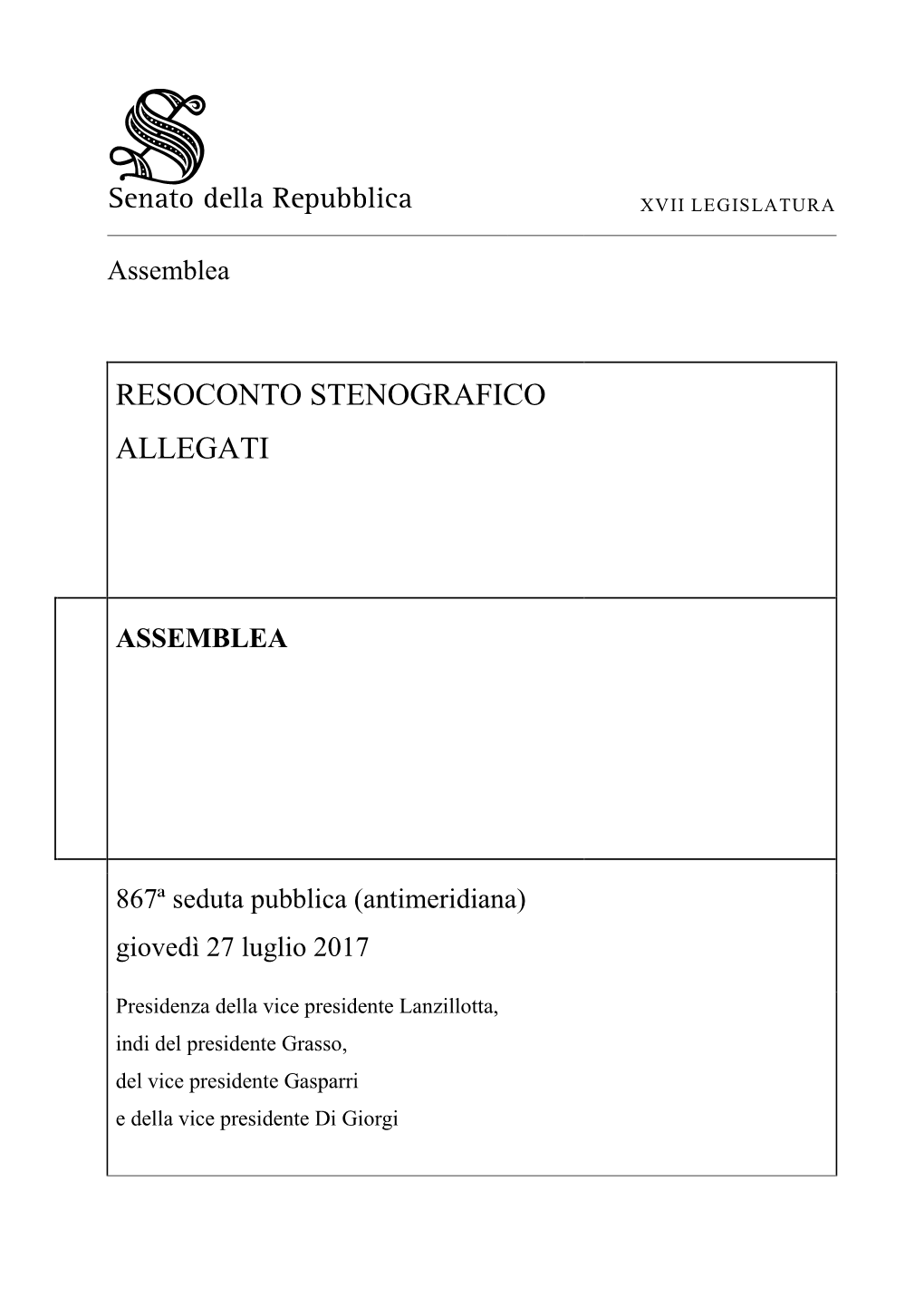 Revisione Stampato N. 1