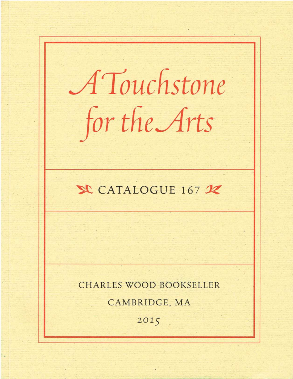 A Touchstone for the Arts