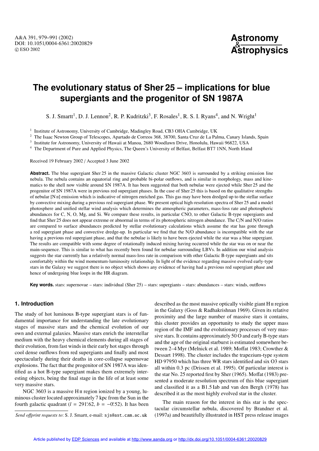 The Evolutionary Status of Sher 25 – Implications for Blue Supergiants and the Progenitor of SN 1987A