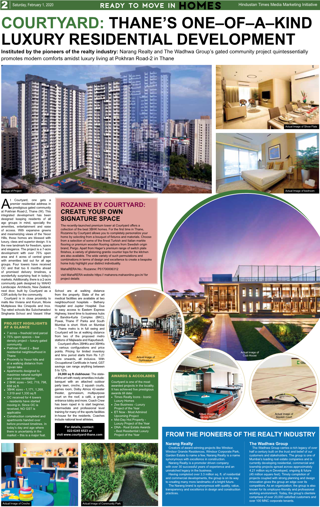 Courtyard: Thane's One–Of–A–Kind Luxury Residential