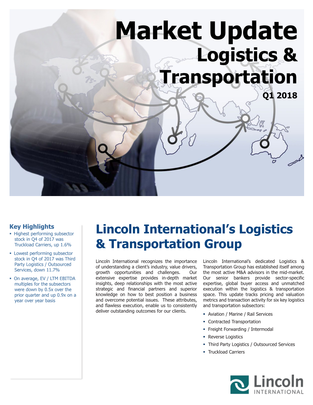 Market Update Logistics & Transportation Q1 2018