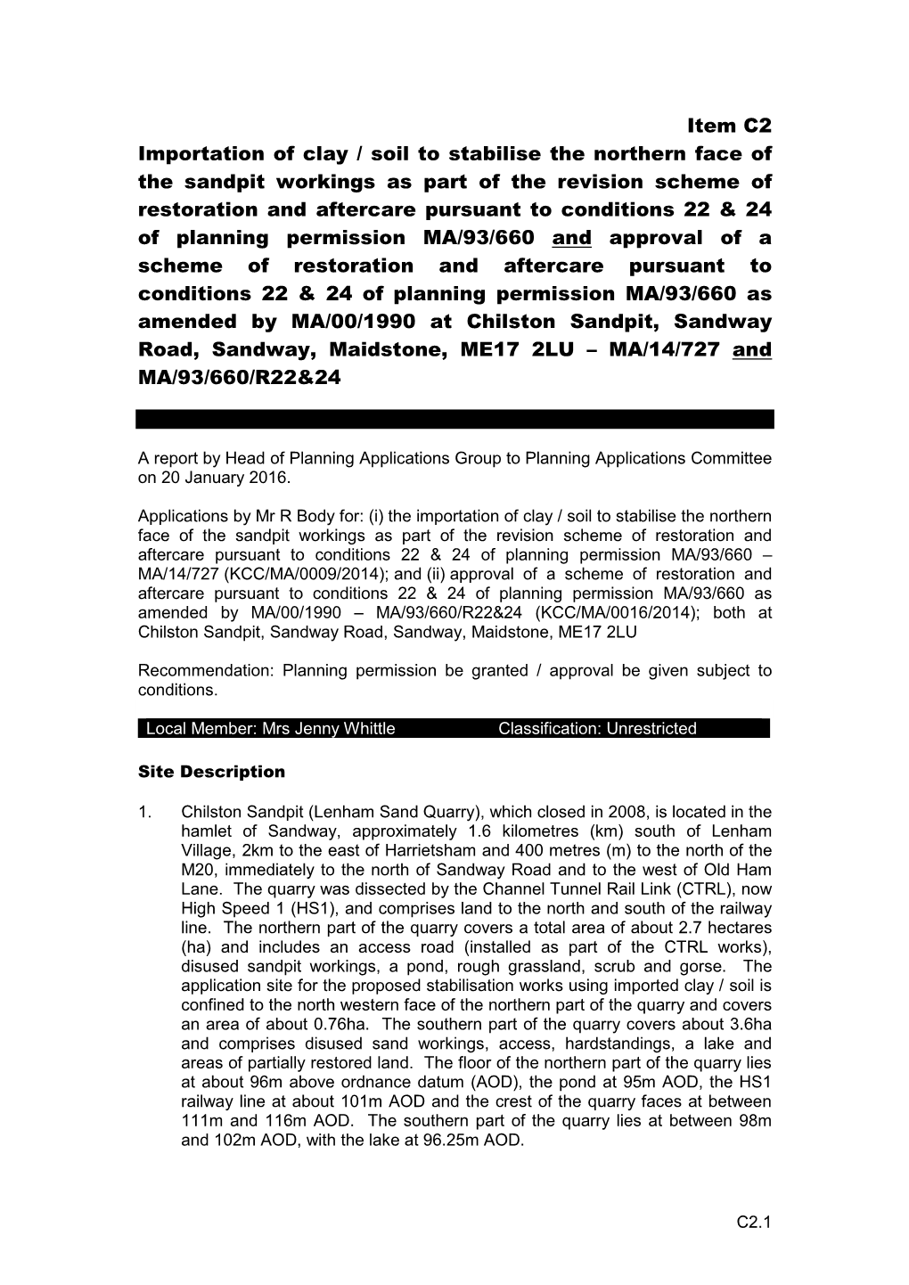 Chilston Sandpit, Item 4. PDF 3 MB