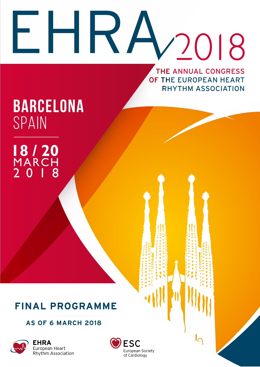 EHRA 2018: NEW Dates, NEW Format, Same Scientific Excellence!