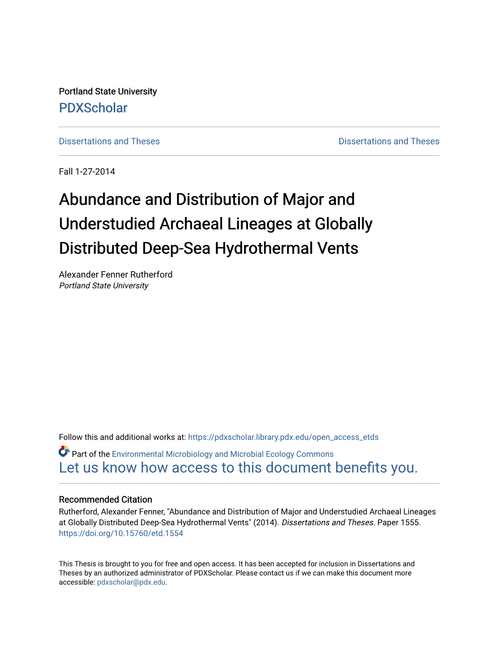 Abundance and Distribution of Major and Understudied Archaeal Lineages at Globally Distributed Deep-Sea Hydrothermal Vents