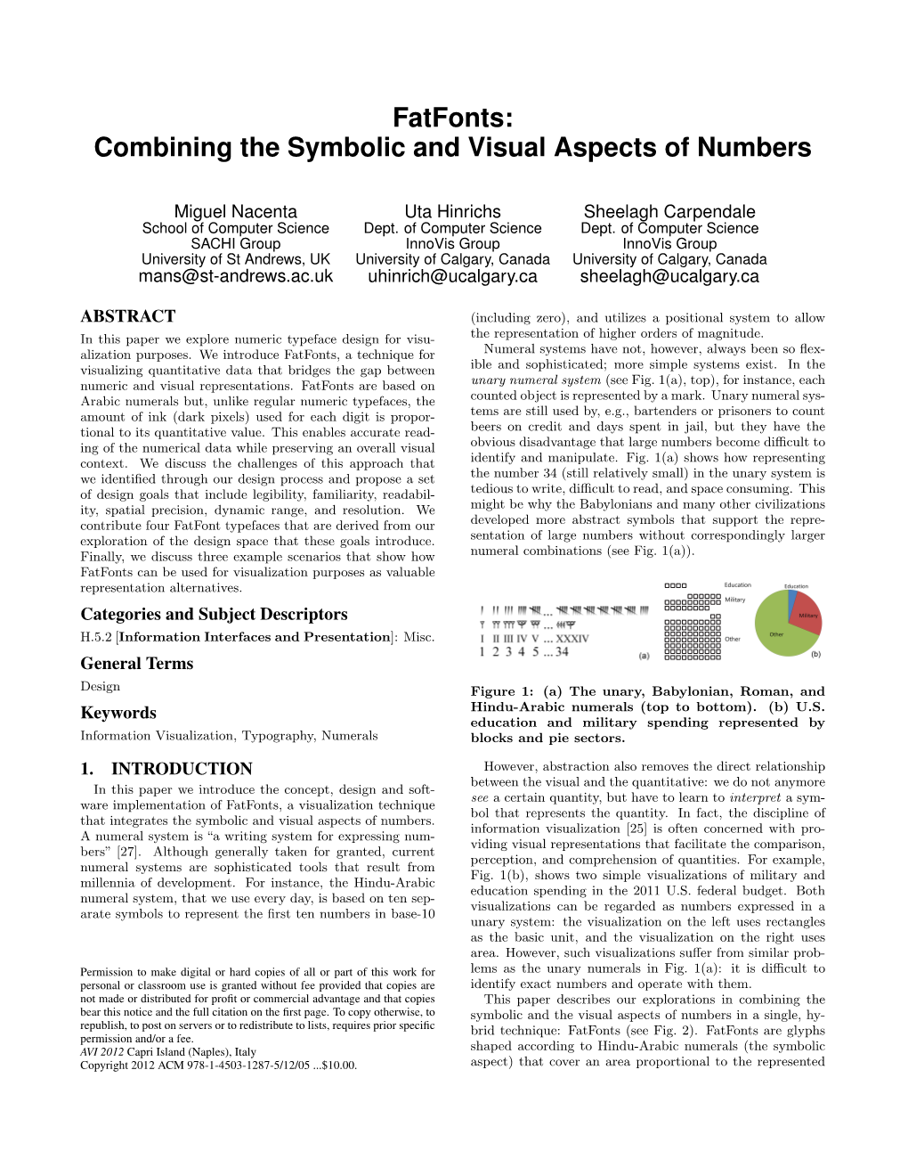 Fatfonts: Combining the Symbolic and Visual Aspects of Numbers