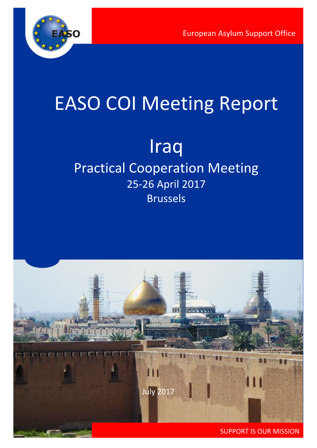 Iraq Practical Cooperation Meeting 25-26 April 2017 Brussels