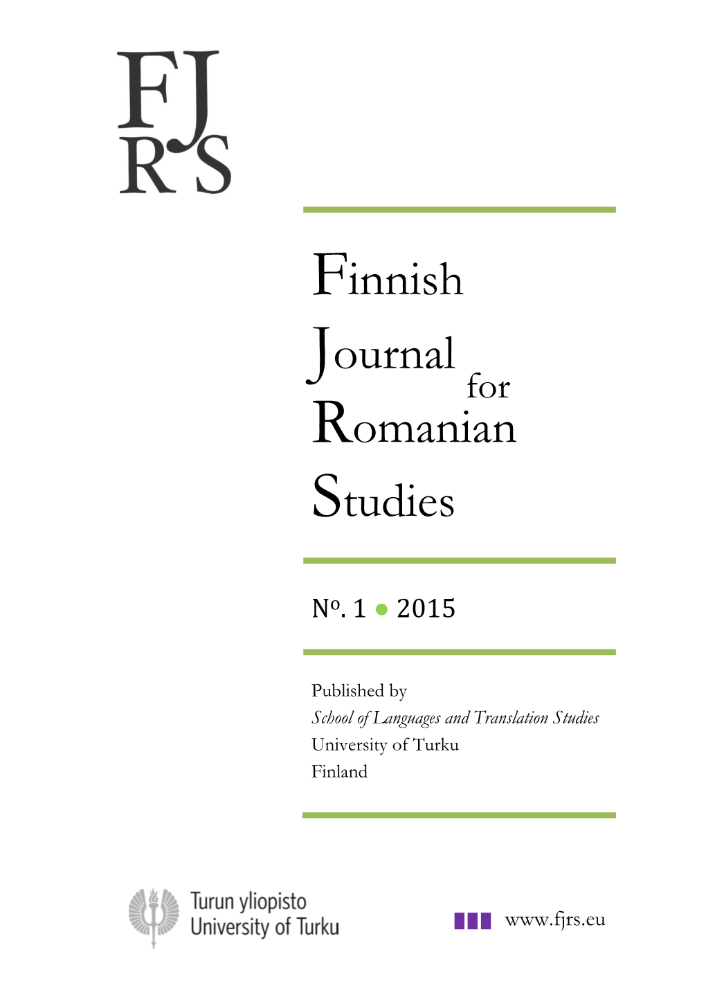 Finnish Journal Romanian Studies