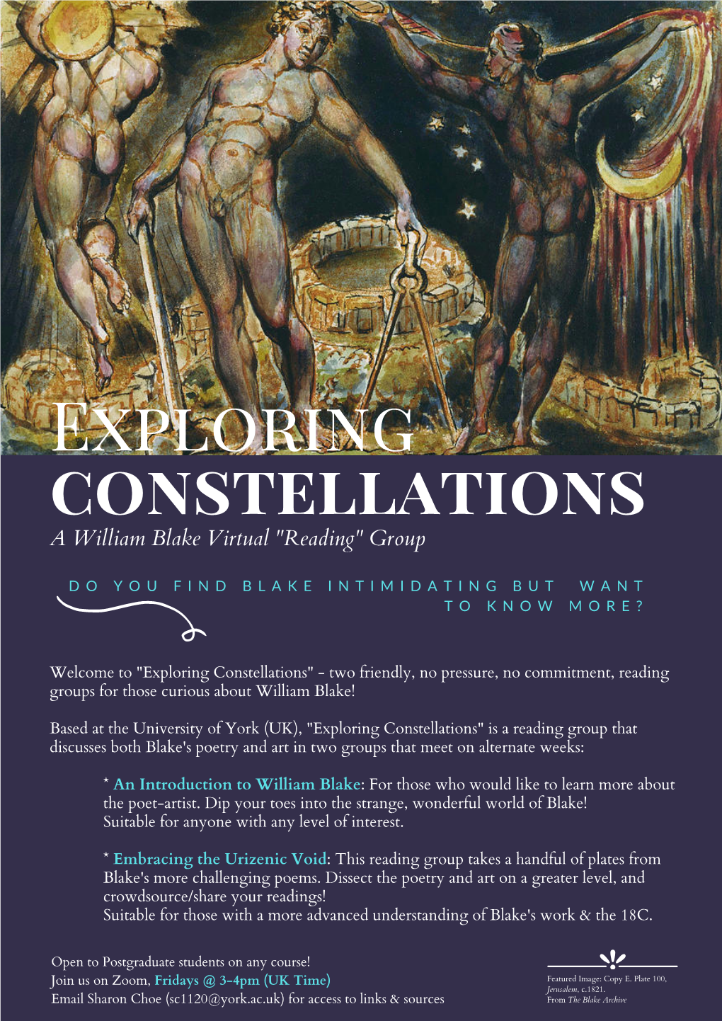 Exploring Constellations a William Blake Virtual 