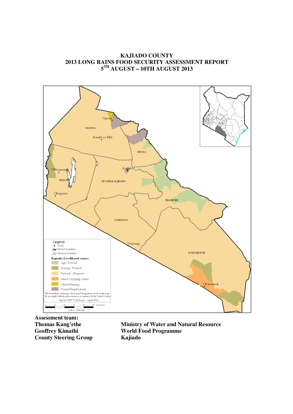 Kajiado LRA 2013 Report Final.Pdf (English)