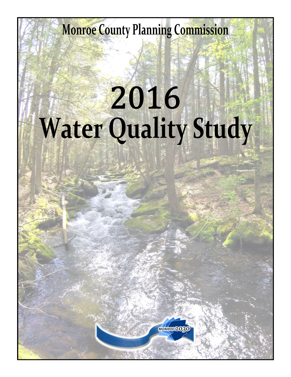 2016 Water Quality Study Report
