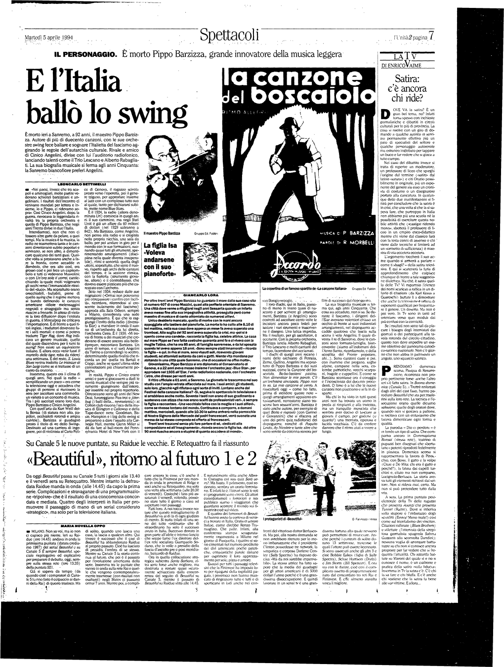 E L'italia Ballò Lo Swing