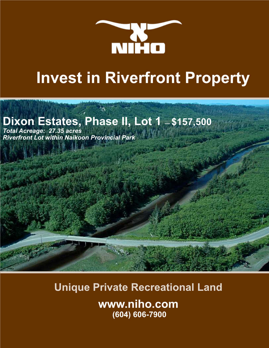 Invest in Riverfront Property