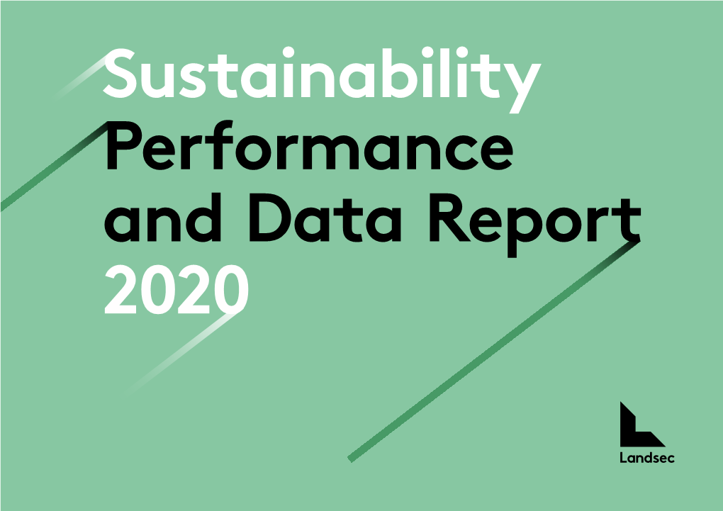 Sustainability Performance and Data Report 2020