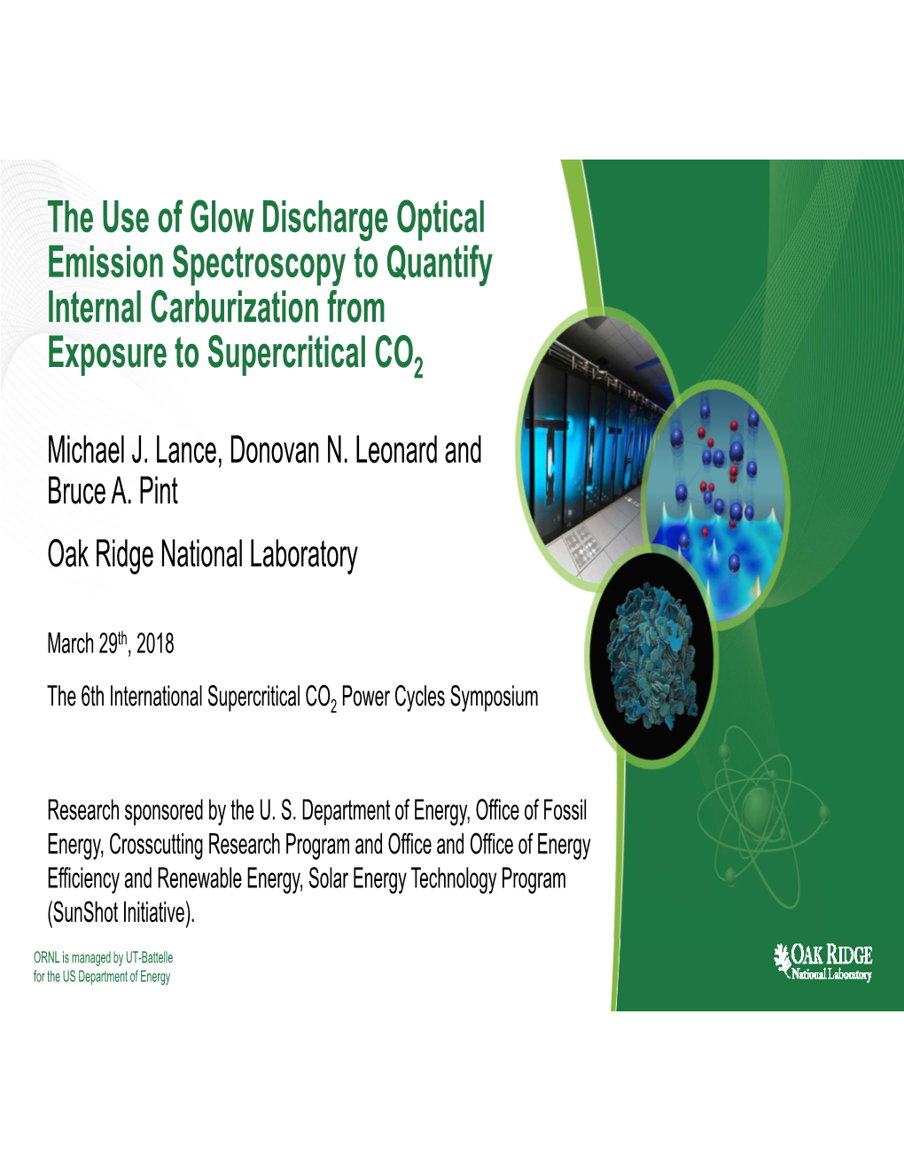 Glow Discharge Optical Emission Spectroscopy to Quantify Internal Carburization from Exposure to Supercritical CO2