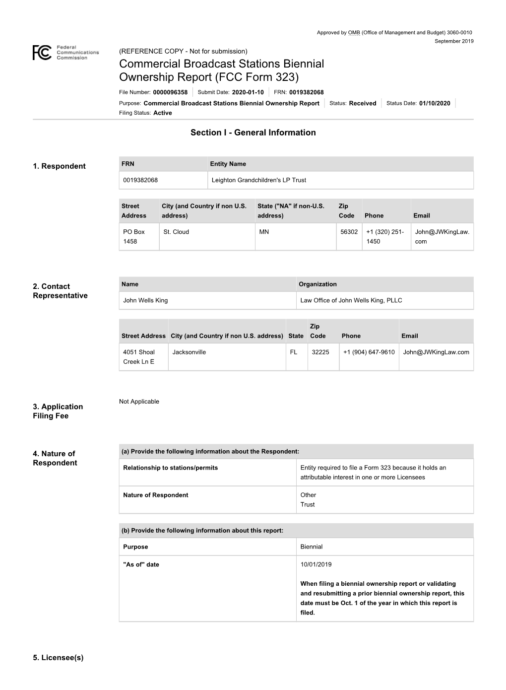 Licensing and Management System