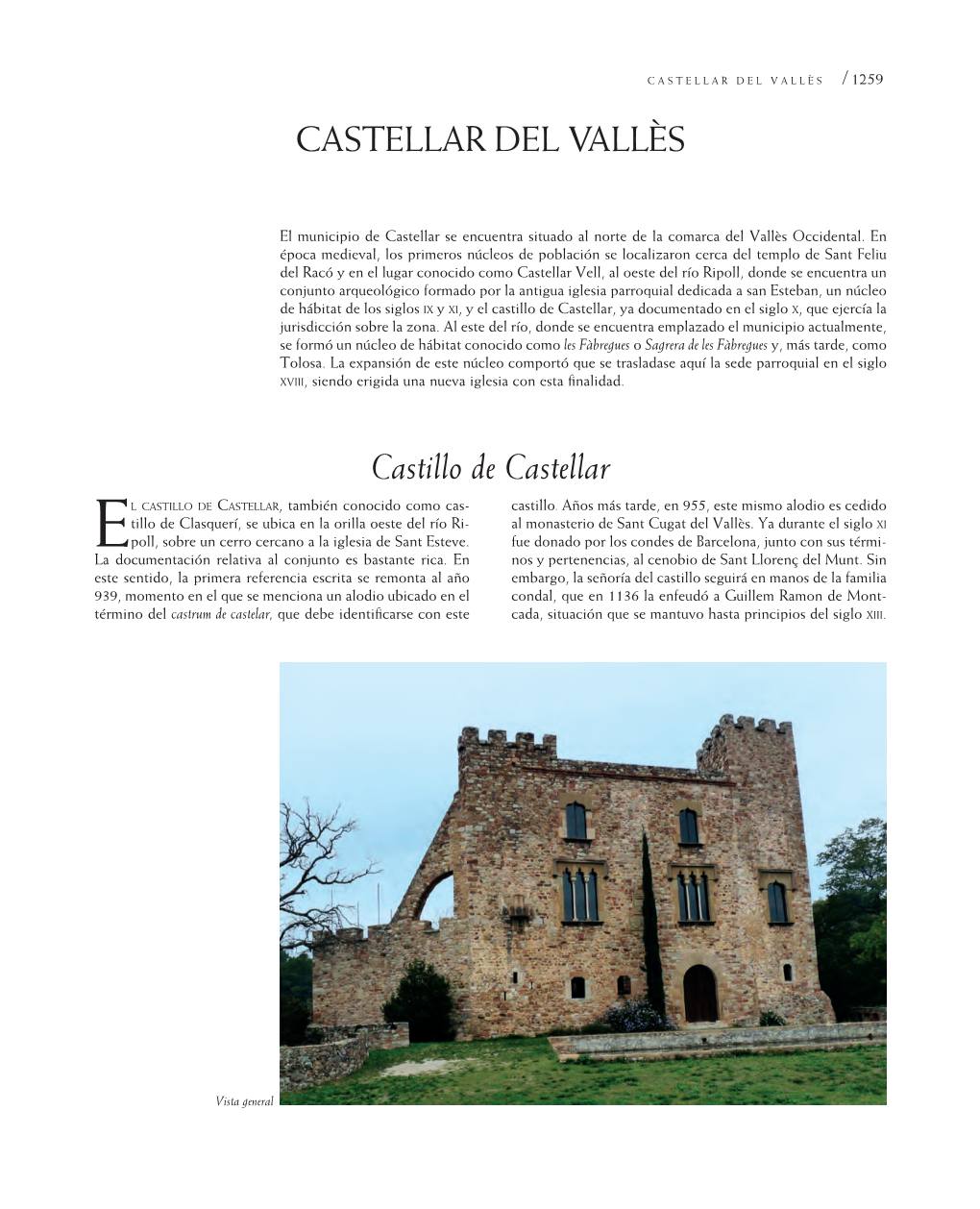 Castellar Del Vallès / 1259 CASTELLAR DEL VALLÈS