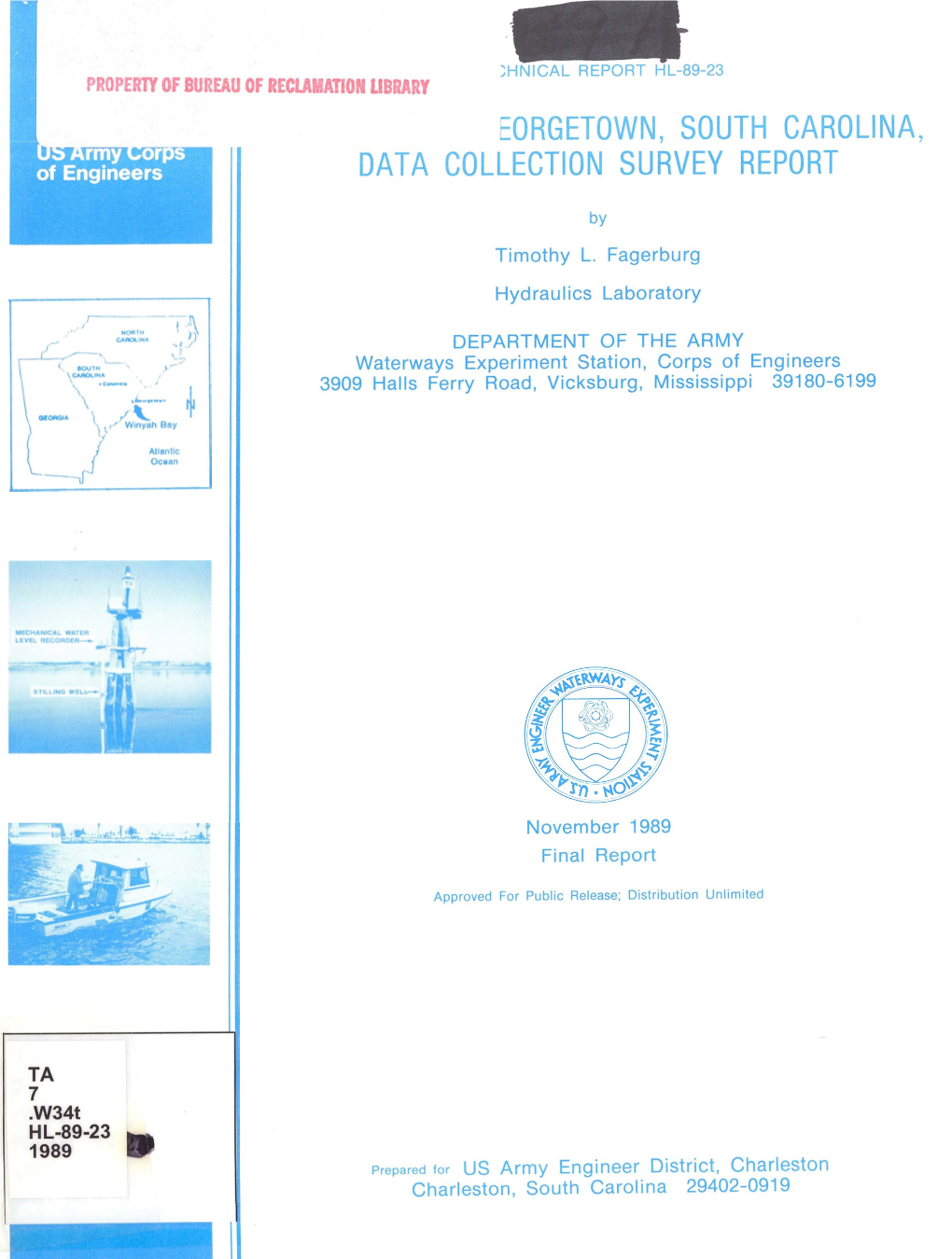 Winyah Bay, Georgetown, South Carolina, Data Collection Survey Report 12