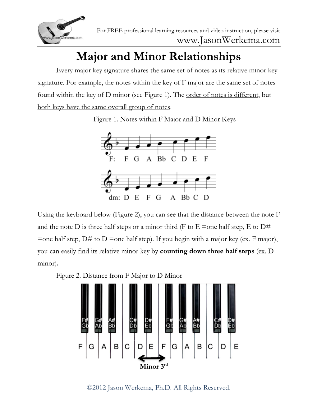 Major and Minor Relationships