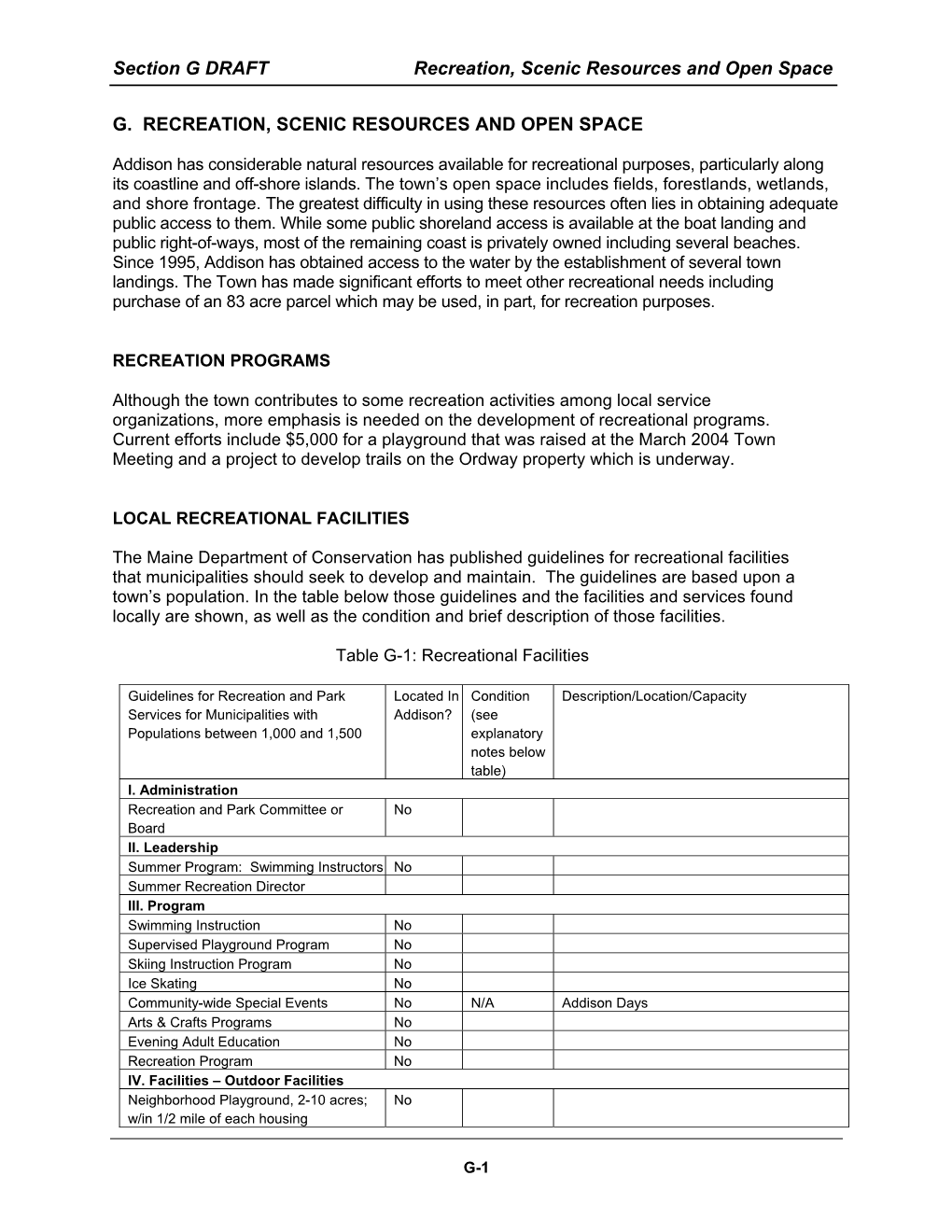 Recreation & Scenic Resources