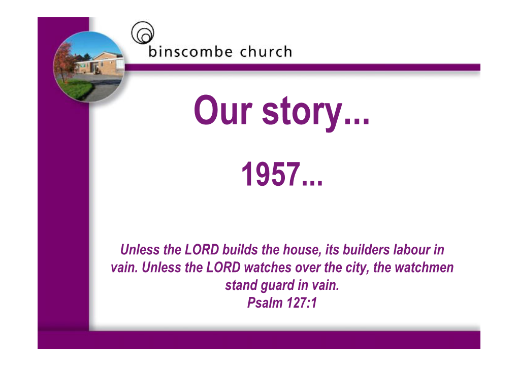 BC Church History