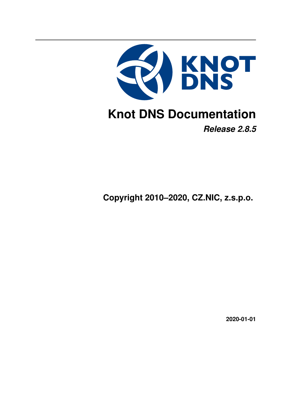Knot DNS Documentation Release 2.8.5