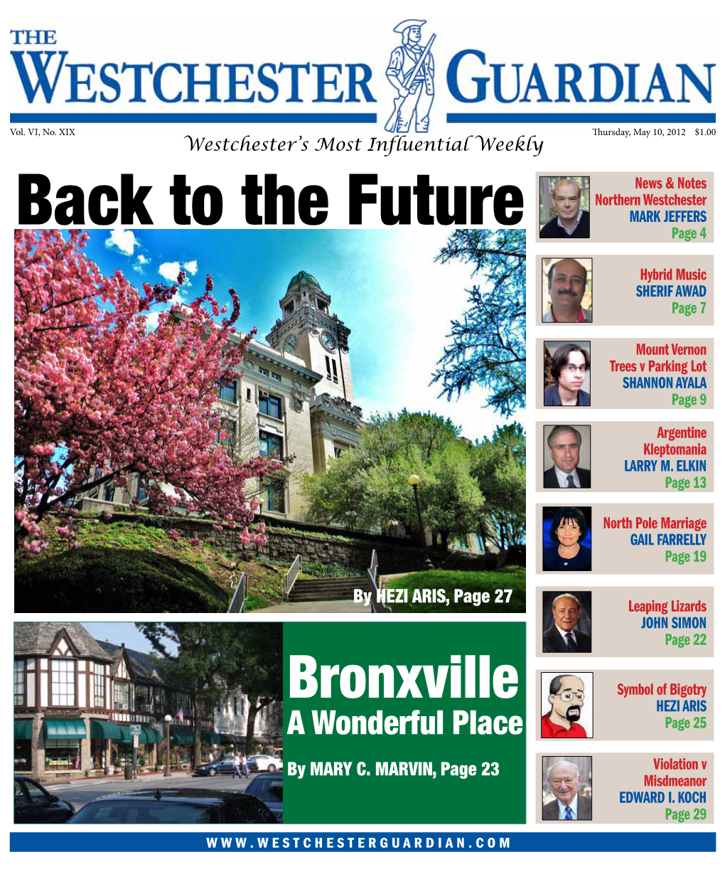 Bronxville Symbol of Bigotry HEZI ARIS a Wonderful Place Page 25