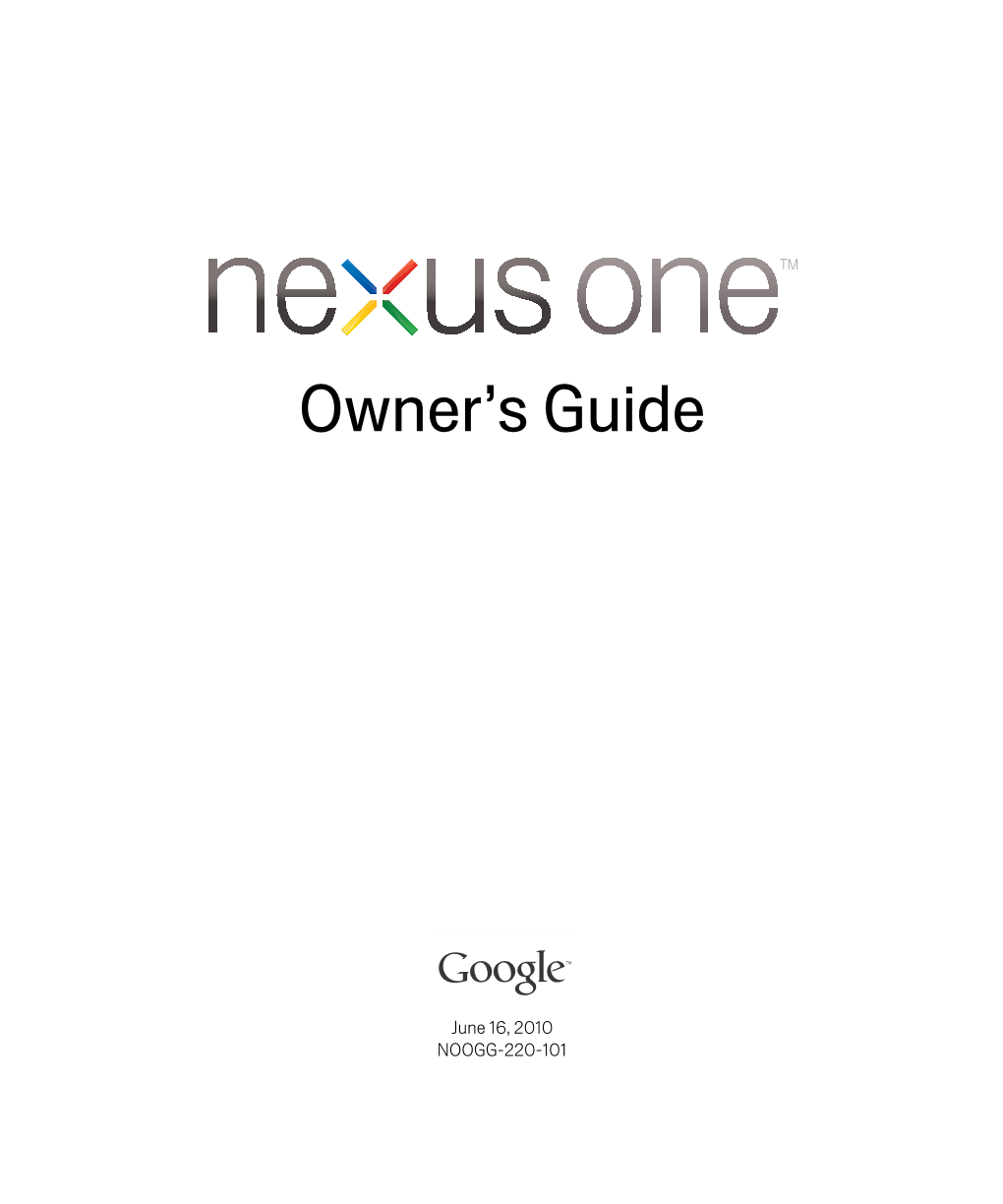 Owner's Guide